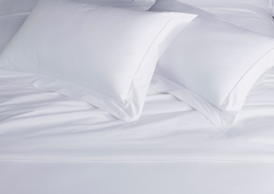 White Percale Pillow Shams YMAL3