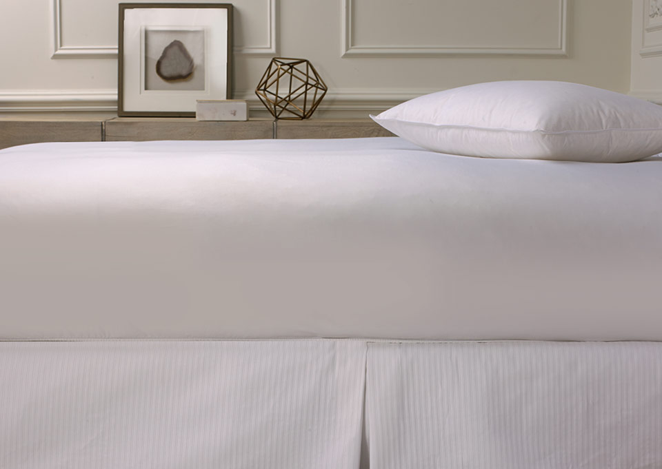 White Sateen Fitted Sheet YMAL3